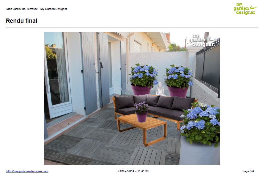 rendu d'aménagement avec mygardendesigner