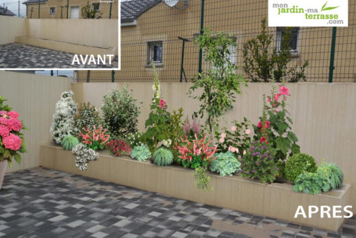 amenagement jardiniere terrasse