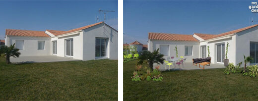 Aménager le jardin d&#8217;une maison contemporaine