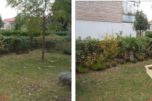 Aménagement paysager du jour : Un rez de jardin Lyonnais pour les petits