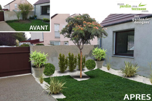 aménager un petit jardin de 30m²