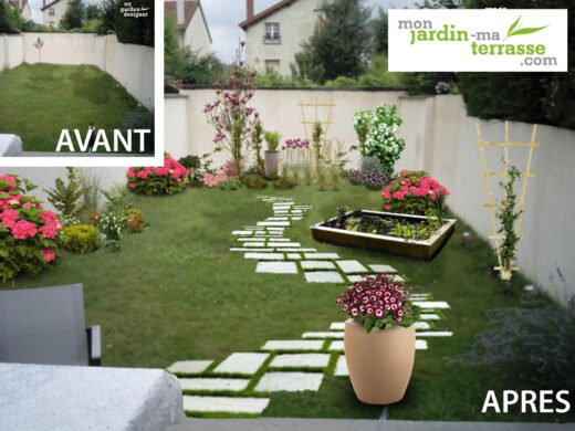 Am&#x00E9;nager&#x20;un&#x20;rez&#x20;de&#x20;jardin&#x20;en&#x20;longueur