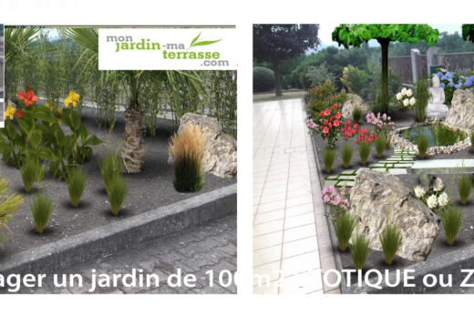 Aménager un jardin de 100m2