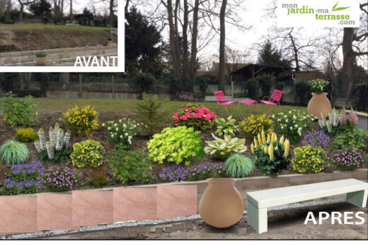 Aménager un talus en pente à l’ombre