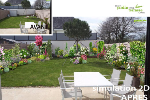 Comment aménager un petit jardin rectangulaire