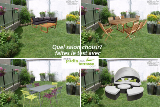 décoration de jardin et salon extérieur