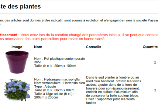 La finalisation de votre création d&#8217;aménagement de jardin et terrasse.