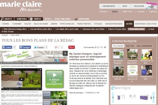 on parle de nous dans Marie Claire Maison ;)