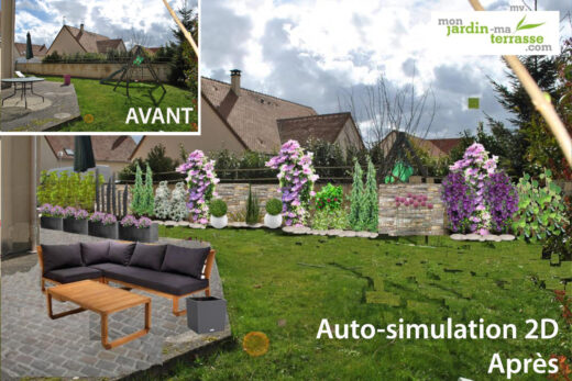 Relooking jardin avant après